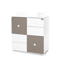 Lorelli Cupboard pelenkázó komód - White & String ÚJ