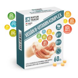 Natur Tanya® VEGÁN B-VITAMIN KOMPLEX 60 db