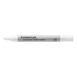 STAEDTLER Krétamarker, 2,4 mm, kúpos, STAEDTLER "Lumocolor(R) 344", fehér