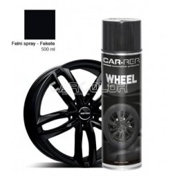 AluFelni - Keréktárcsa Akril Festék Spray - Fekete - (500ml)