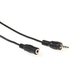 3.5mm jack audio hosszabbító kábel 5m fekete ACT (AK2031)