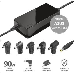 TRUST MAXO hálózati adapter ASUS 90W-os laptopokhoz, beleértve. terminálok