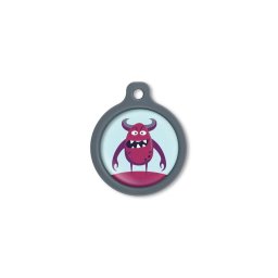 Blucky Beastie Pastel Turquoise Dog Tag large