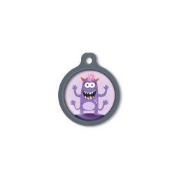Blucky Beastie Pastel Purple Dog Tag large