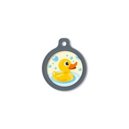 Blucky Ducky Pastel Yellow Dog Tag large