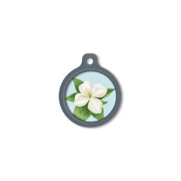 Blucky Jasmine Pastel Turquoise Dog Tag large