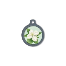 Blucky Jasmine Pastel Green Dog Tag large