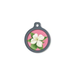 Blucky Jasmine Dark Pink Dog Tag large
