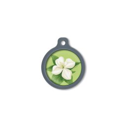 Blucky Jasmine Lime Green Dog Tag large