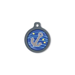 Blucky Pirate Dark Blue Dog Tag large