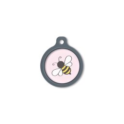 Blucky Bee Rose Dog Tag large