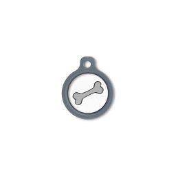 Blucky Bone White Dog Tag medium