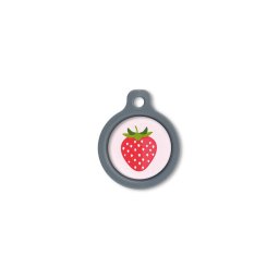 Blucky Strawberry Rose Dog Tag medium