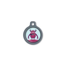 Blucky Beastie Pastel Turquoise Dog Tag medium