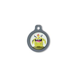 Blucky Beastie Pastel Green Dog Tag medium