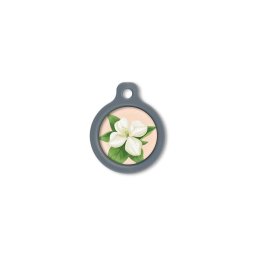 Blucky Jasmine Pastel Orange Dog Tag medium