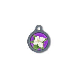 Blucky Jasmine Purple Dog Tag medium