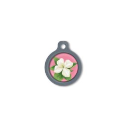 Blucky Jasmine Dark PInk Dog Tag medium
