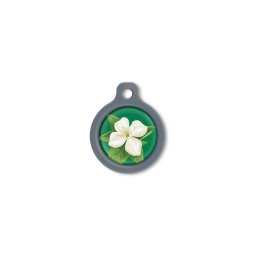 Blucky Jasmine Dark Green Dog Tag medium