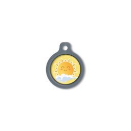 Blucky Sunny Yellow Dog Tag medium