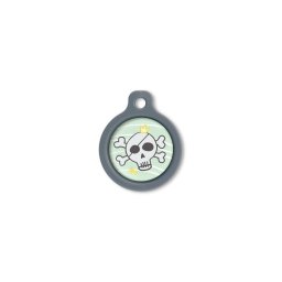 Blucky Pirate Turquoise Green Dog Tag medium