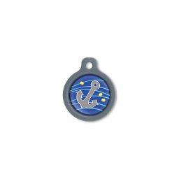 Blucky Pirate Dark Blue Dog Tag medium