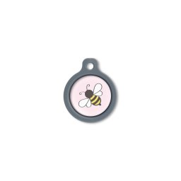 Blucky Bee Rose Dog Tag medium