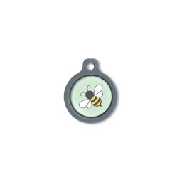 Blucky Bee Lime Green Dog Tag medium