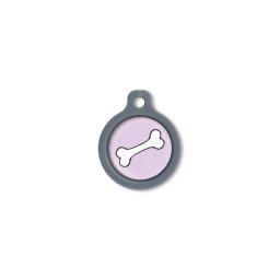 Blucky Bone Pastel Purple Dog Tag medium