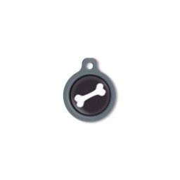 Blucky Bone Black Dog Tag medium