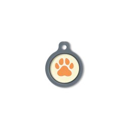 Blucky Wild Paw Pastel Yellow Dog Tag medium