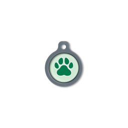 Blucky Wild Paw Pastel Green Dog Tag medium