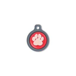 Blucky Wild Paw Red Dog Tag medium
