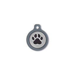 Blucky Wild Paw Grey Dog Tag medium