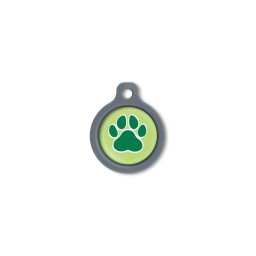 Blucky Wild Paw Lime Green Dog Tag medium