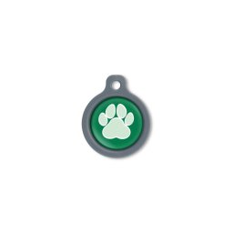 Blucky Wild Paw Dark Green Dog Tag medium