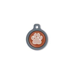 Blucky Wild Paw Brown Dog Tag medium