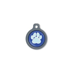 Blucky Wild Paw Dark Blue Dog Tag medium
