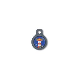 Blucky Azure Dark Blue Dog Tag small