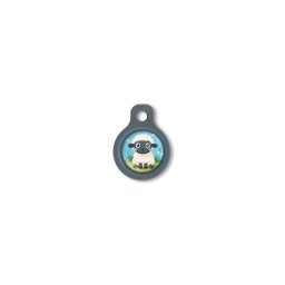 Blucky Baby Lamb Boy Turquoise Blue Dog Tag small