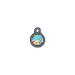 Blucky Waikiki Turquoise Blue Dog Tag small