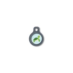 Blucky Baby Turtle Pastel Turquoise Dog Tag small