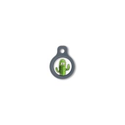 Blucky Cactus White Dog Tag small