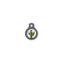 Blucky Cactus Rose Dog Tag small