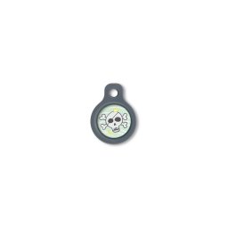 Blucky Pirate Turquoise Green Dog Tag small