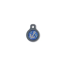 Blucky Pirate Dark Blue Dog Tag small