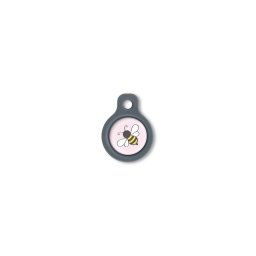 Blucky Bee Rose Dog Tag small