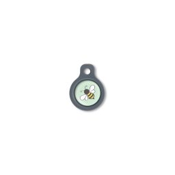 Blucky Bee Lime Green Dog Tag small
