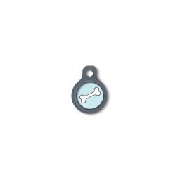 Blucky Bone Pastel Turquoise Dog Tag small