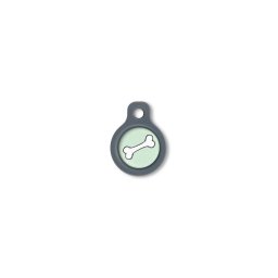 Blucky Bone Pastel Green Dog Tag small